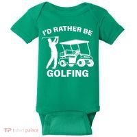 I'd Rather Be Golfing Baby Bodysuit thumb 0