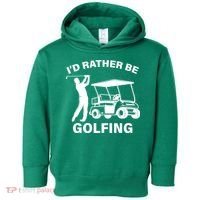 I'd Rather Be Golfing Toddler Hoodie thumb 0