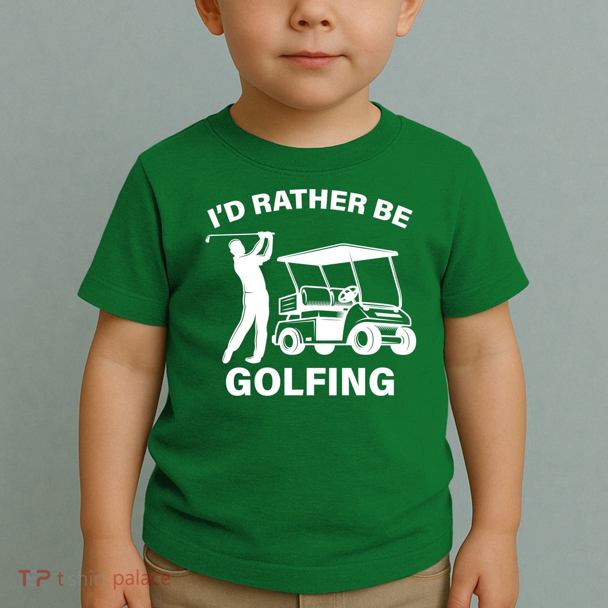 I'd Rather Be Golfing Toddler T-Shirt