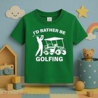 I'd Rather Be Golfing Toddler T-Shirt thumb 3