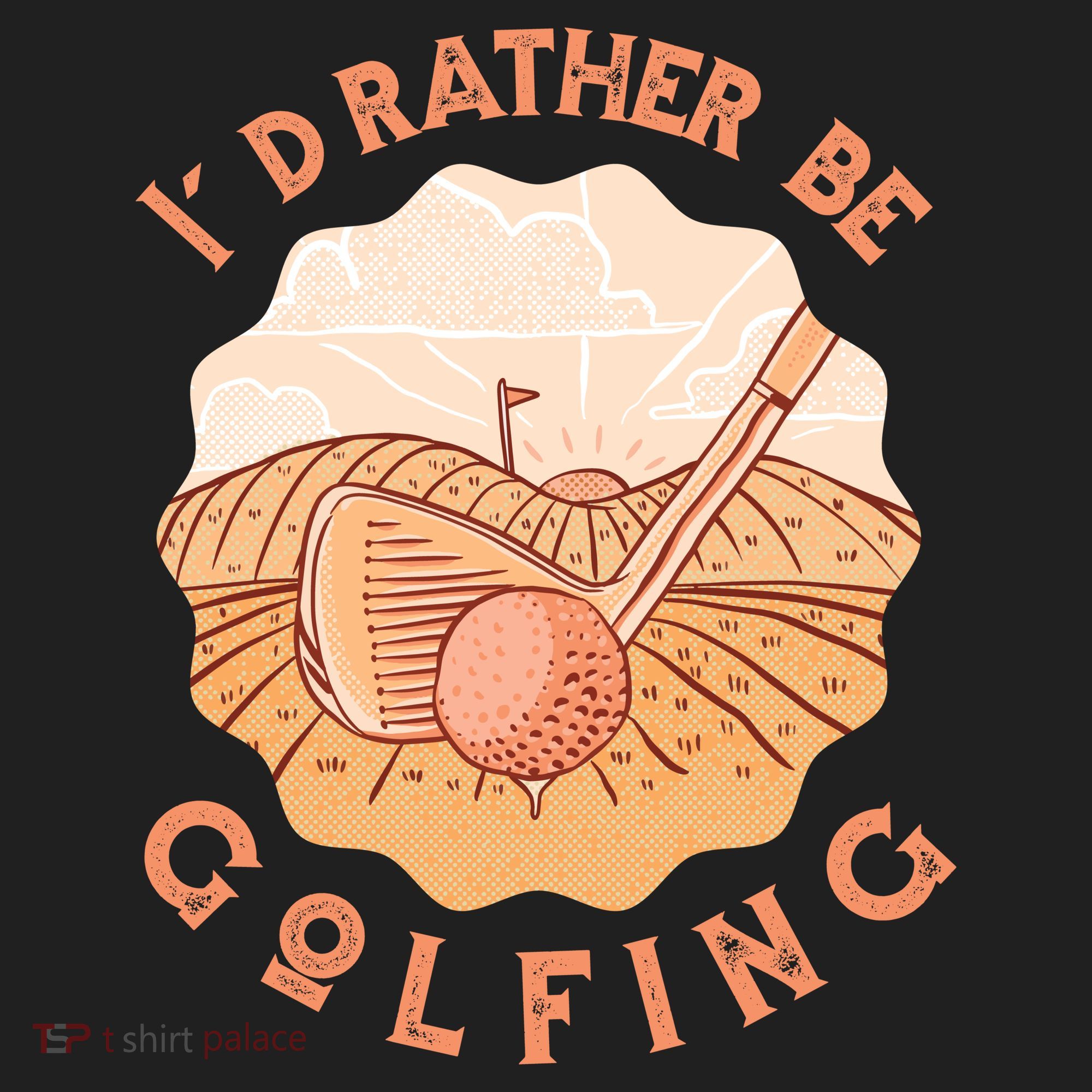 I'd Rather Be Golfing Funny Golf Hobby Women's Sweatshirt