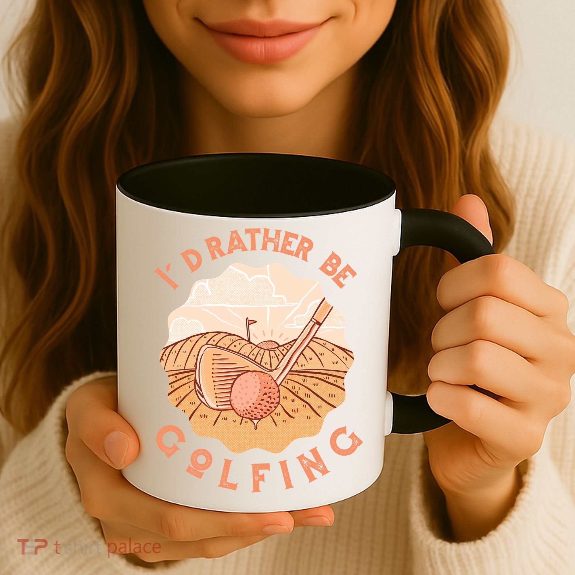 I'd Rather Be Golfing Funny Golf Hobby Coffee Mug