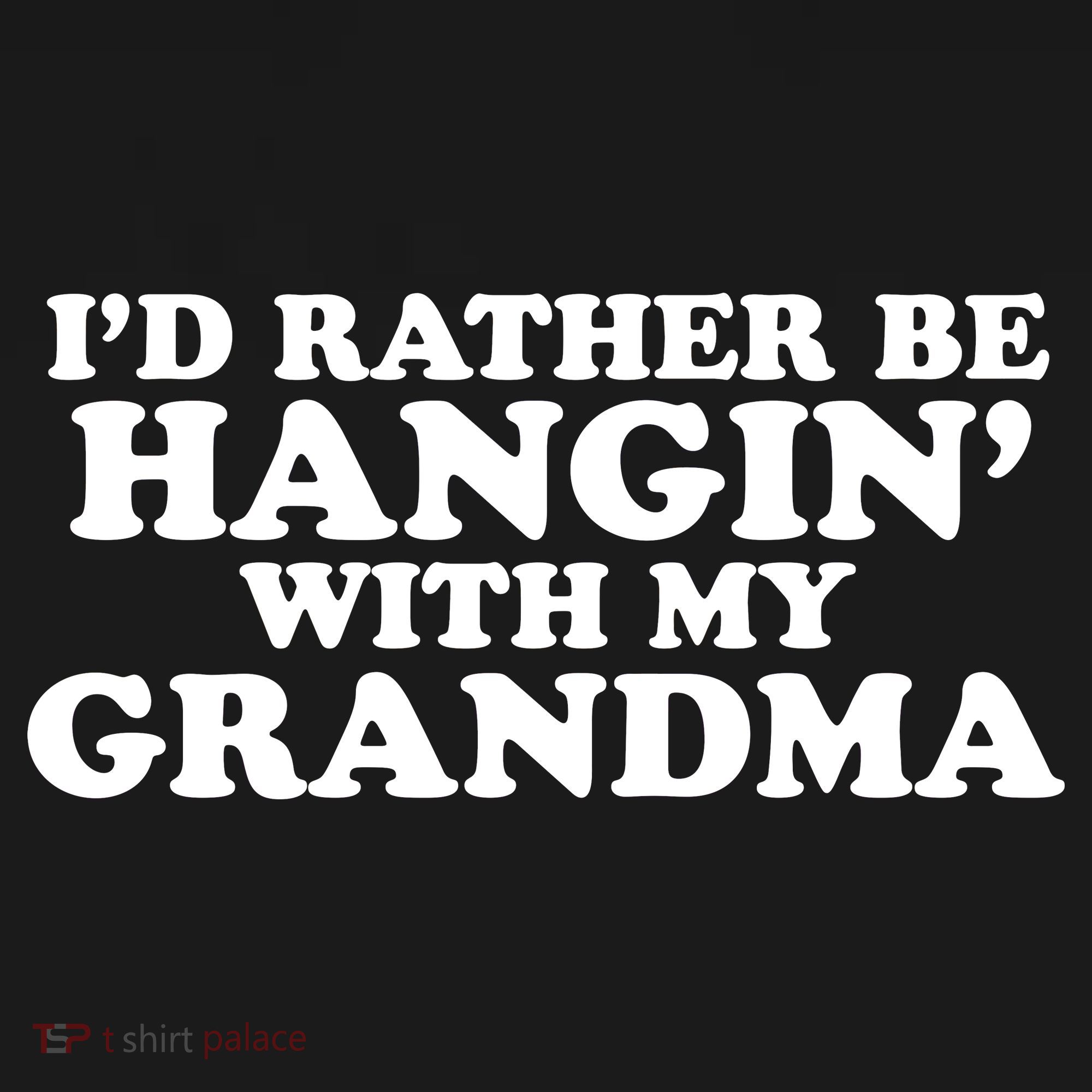 I'd Rather Be Hangin' With My Grandma Doggie Tank