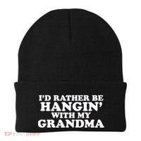 I'd Rather Be Hangin' With My Grandma Beanie thumb 0