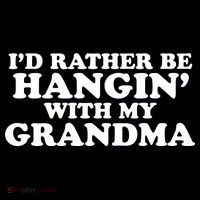 I'd Rather Be Hangin' With My Grandma Ornament thumb 1