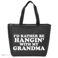 I'd Rather Be Hangin' With My Grandma Tote Bag thumb 0