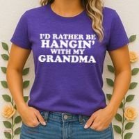 I'd Rather Be Hangin' With My Grandma Women's T-Shirt thumb 2