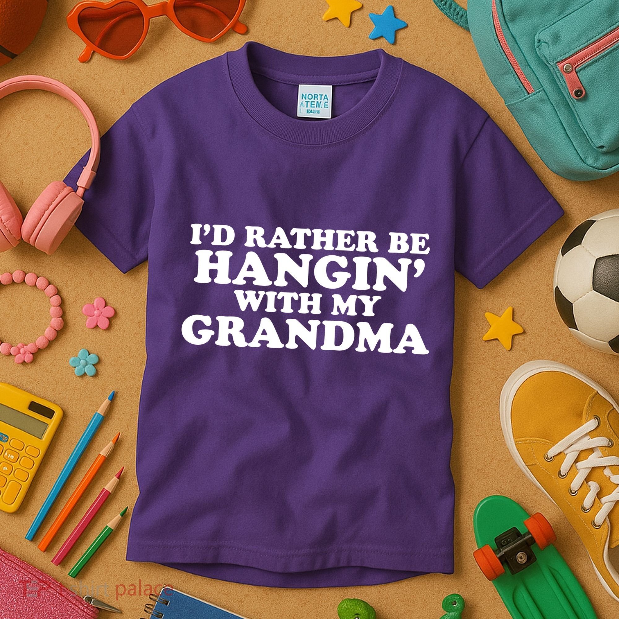 I'd Rather Be Hangin' With My Grandma Kids T-Shirt