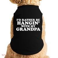 I'd Rather Be Hangin' With My Grandpa Doggie Tank thumb 0