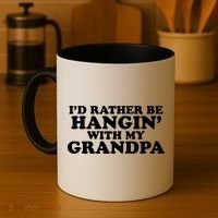 I'd Rather Be Hangin' With My Grandpa Coffee Mug thumb 4