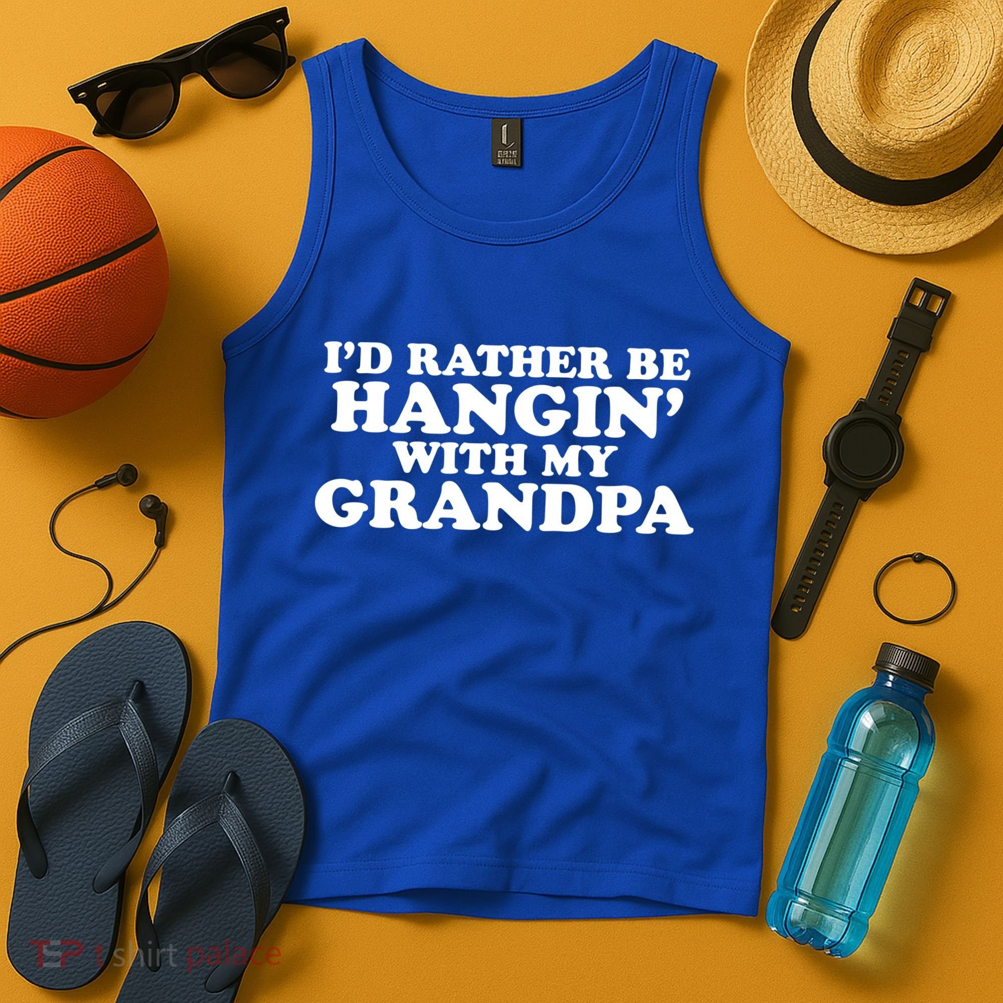 I'd Rather Be Hangin' With My Grandpa Tank Top