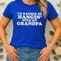 I'd Rather Be Hangin' With My Grandpa Women's T-Shirt thumb 2