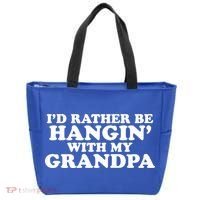 I'd Rather Be Hangin' With My Grandpa Tote Bag thumb 0