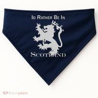 Id Rather Be In Scotland USA-Made Doggie Bandana thumb 0