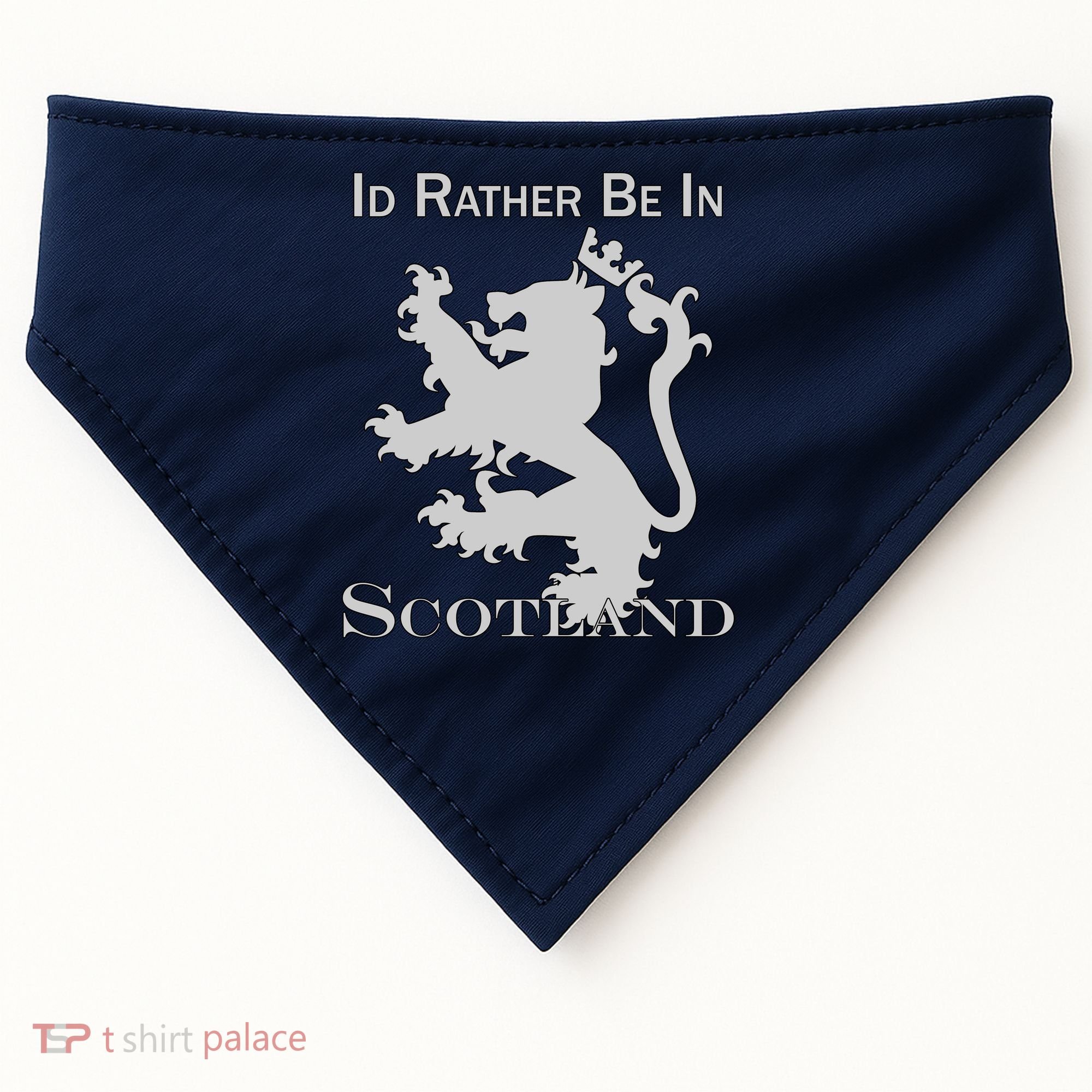 Id Rather Be In Scotland USA-Made Doggie Bandana