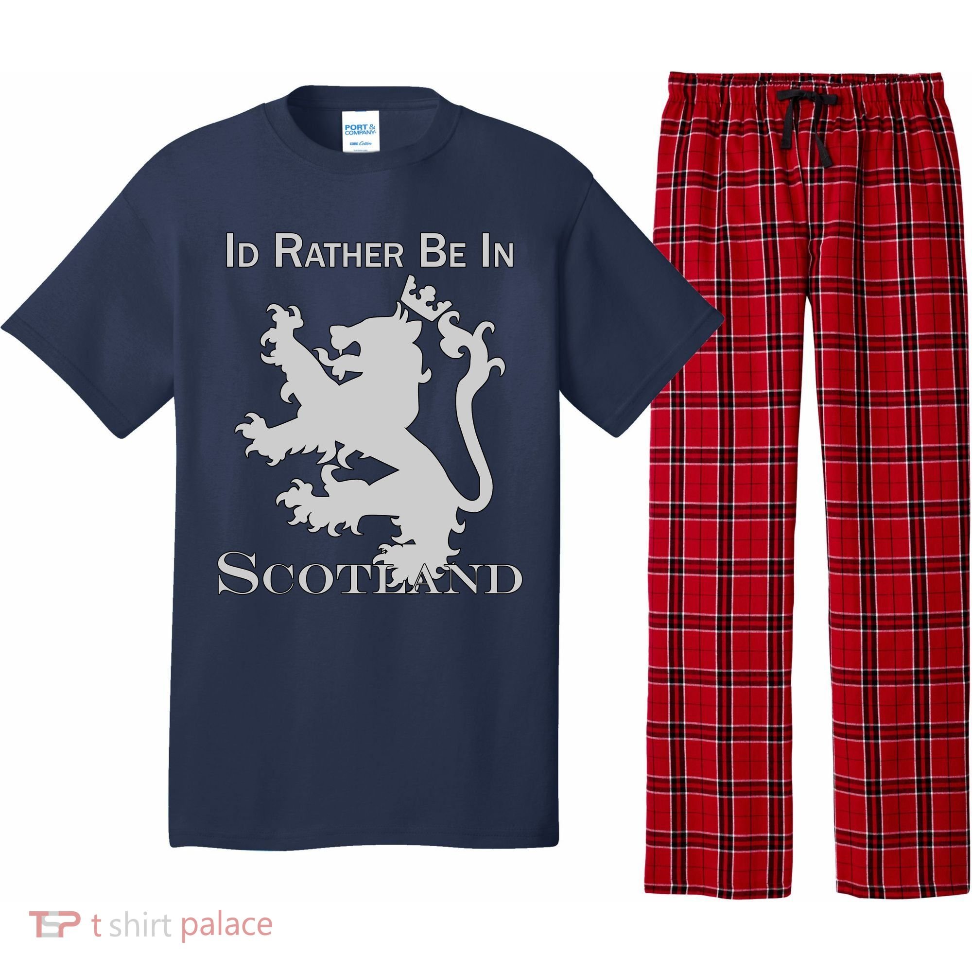 Id Rather Be In Scotland Pajama Set