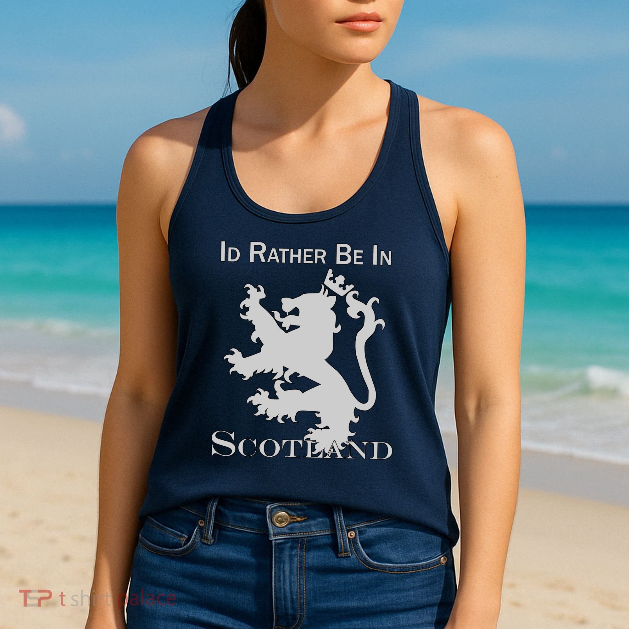 Id Rather Be In Scotland Women's Tank Top
