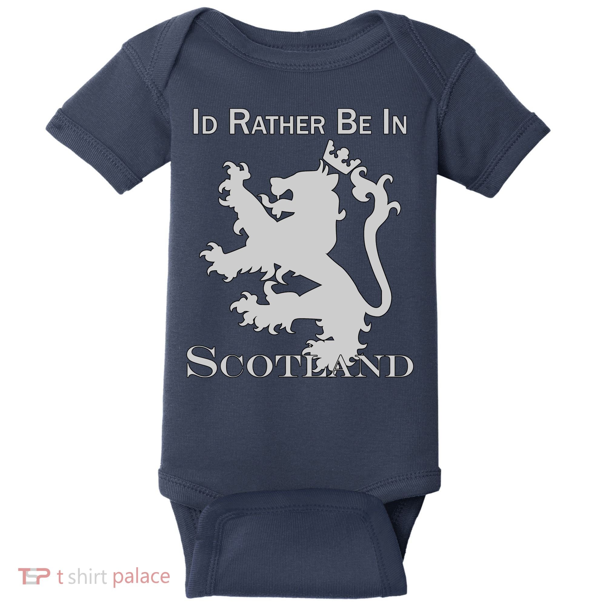 Id Rather Be In Scotland Baby Bodysuit