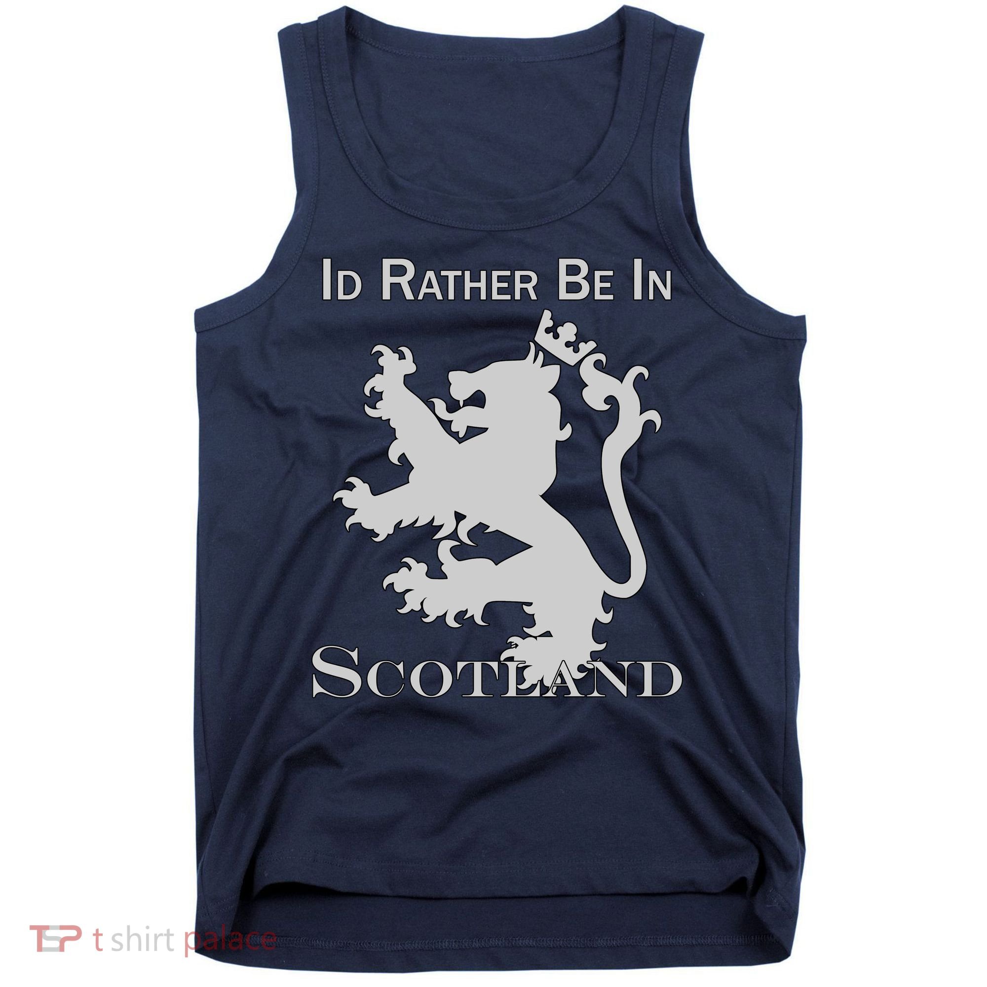 Id Rather Be In Scotland Tank Top
