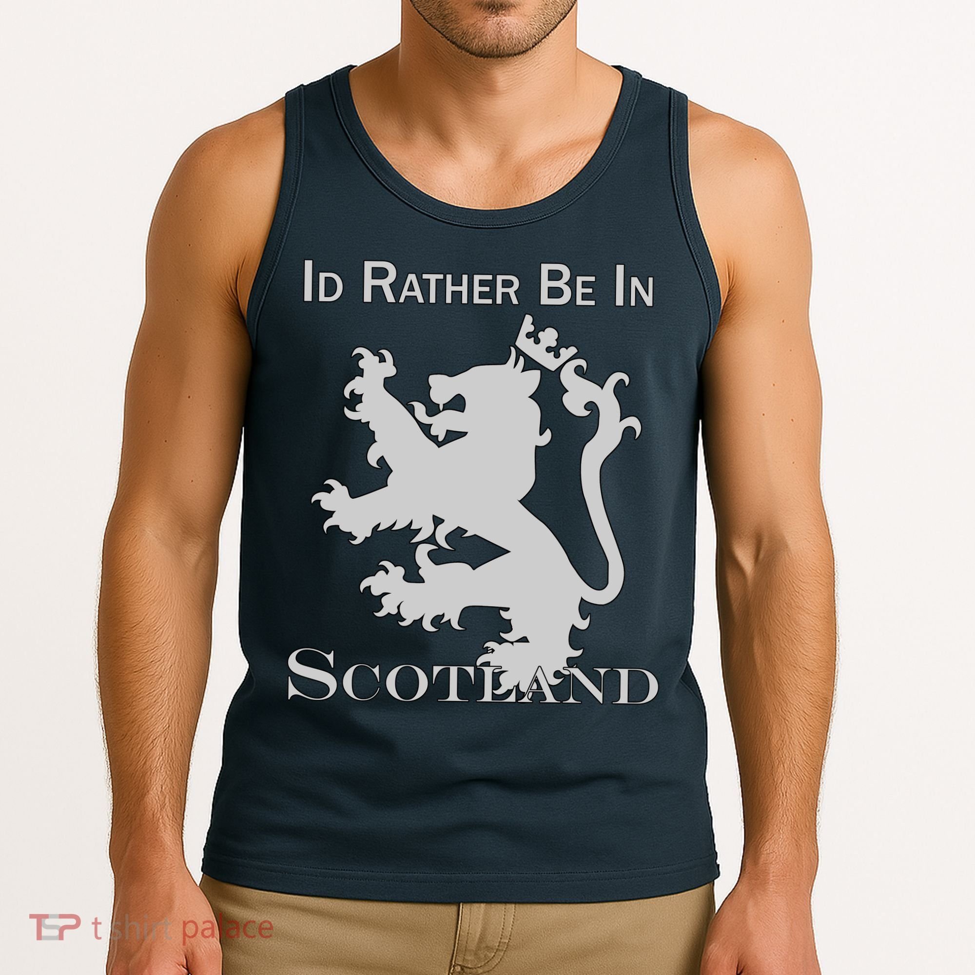 Id Rather Be In Scotland Tank Top