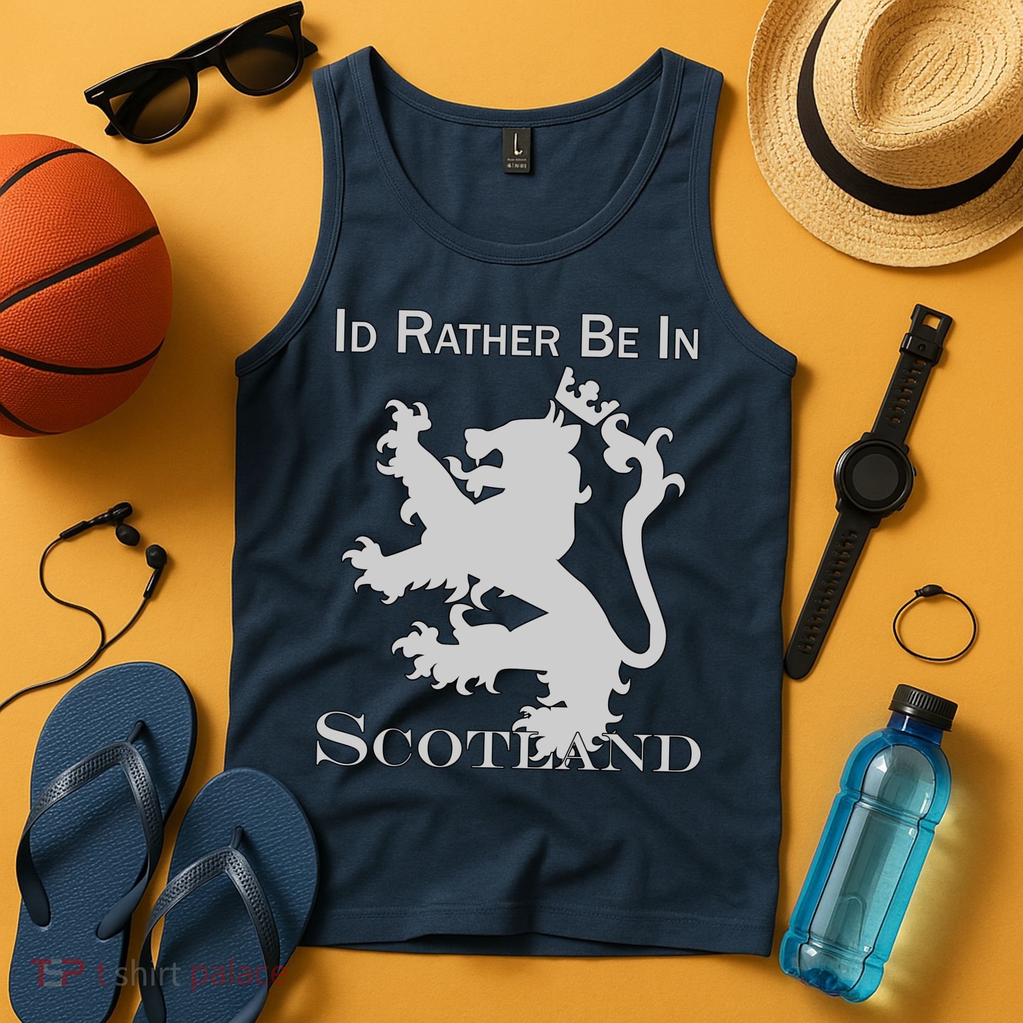Id Rather Be In Scotland Tank Top