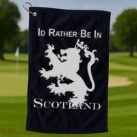 Id Rather Be In Scotland Golf Towel thumb 1