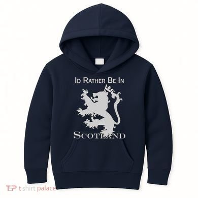 Id Rather Be In Scotland Kids Hoodie