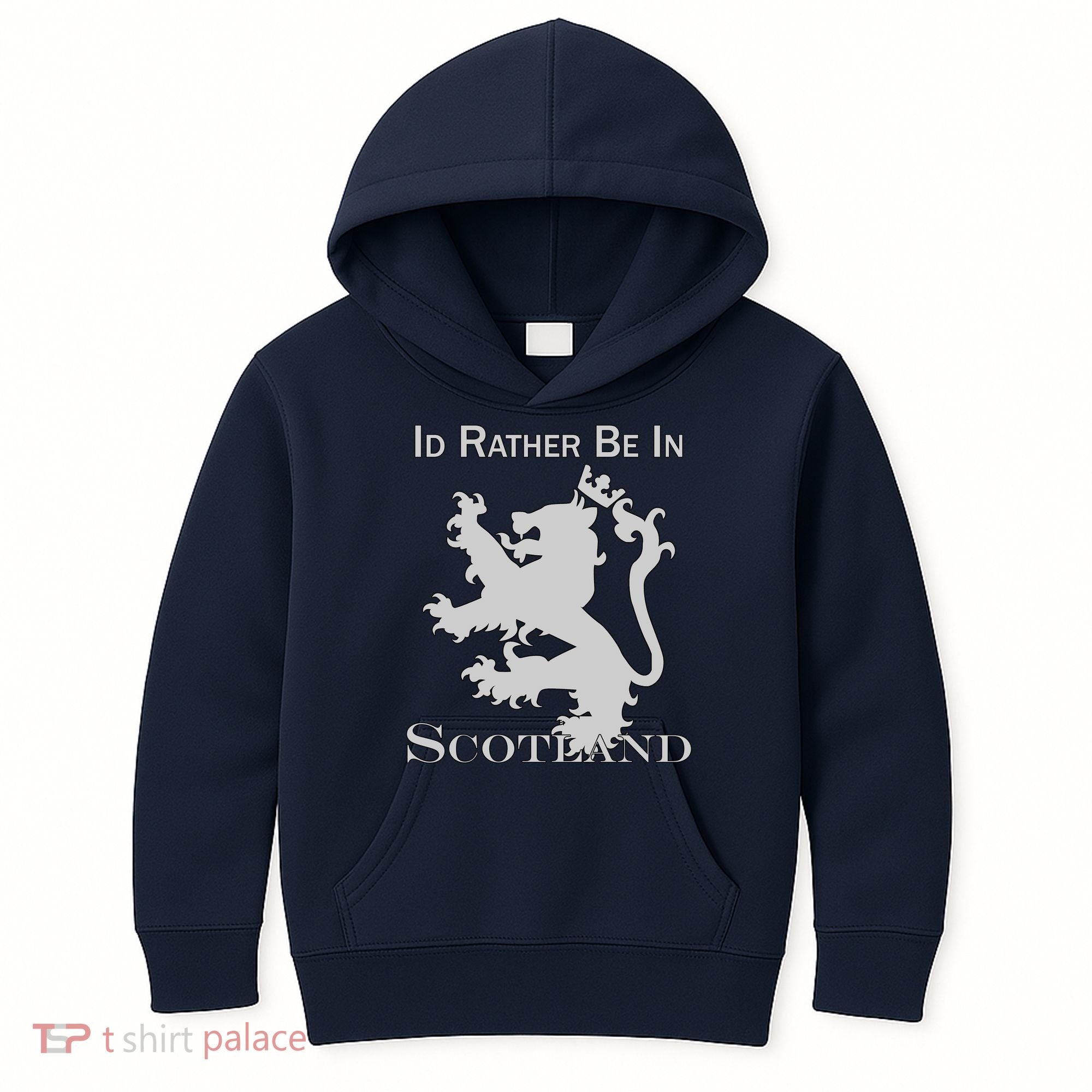 Id Rather Be In Scotland Kids Hoodie