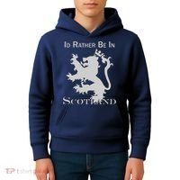 Id Rather Be In Scotland Kids Hoodie thumb 4