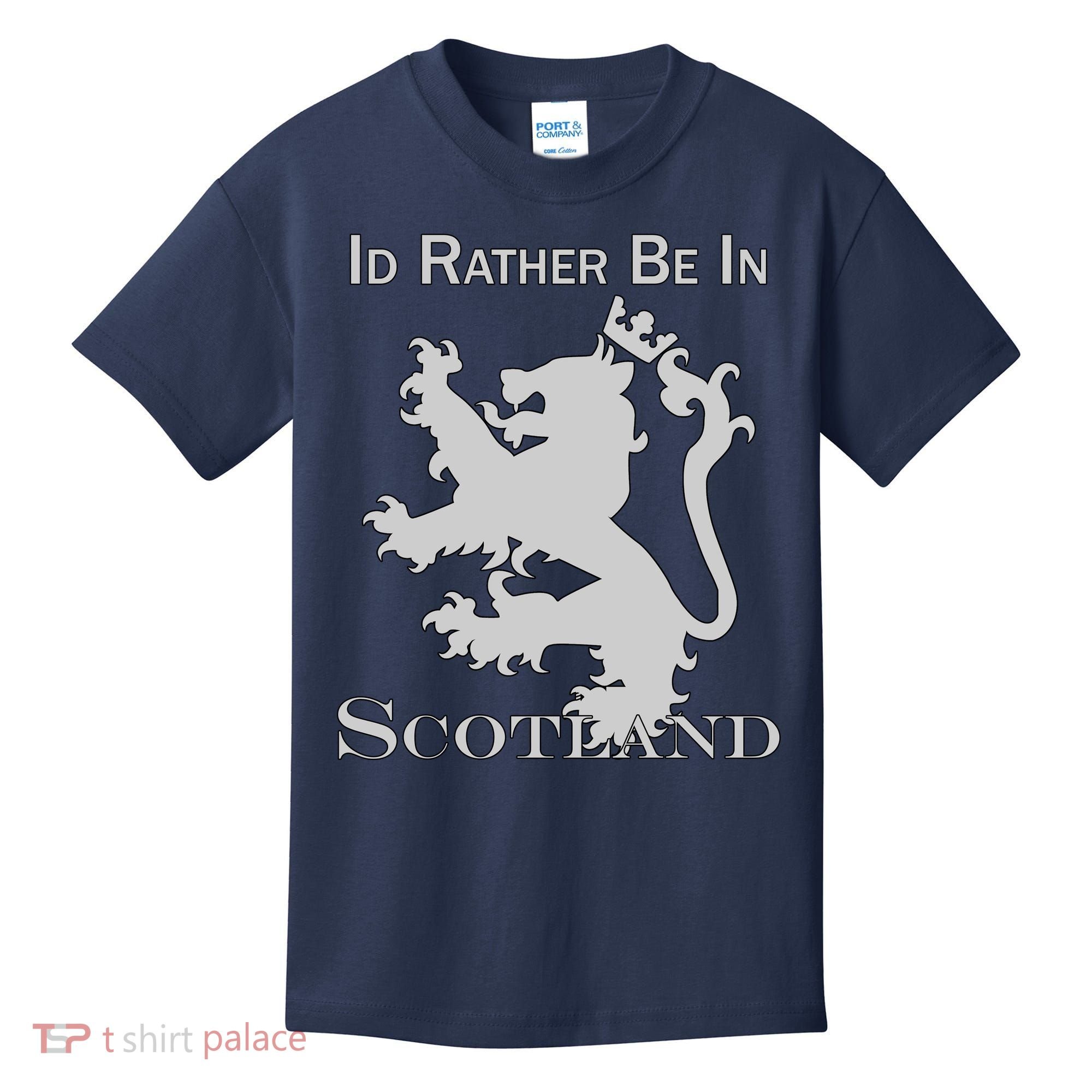 Id Rather Be In Scotland Kids T-Shirt
