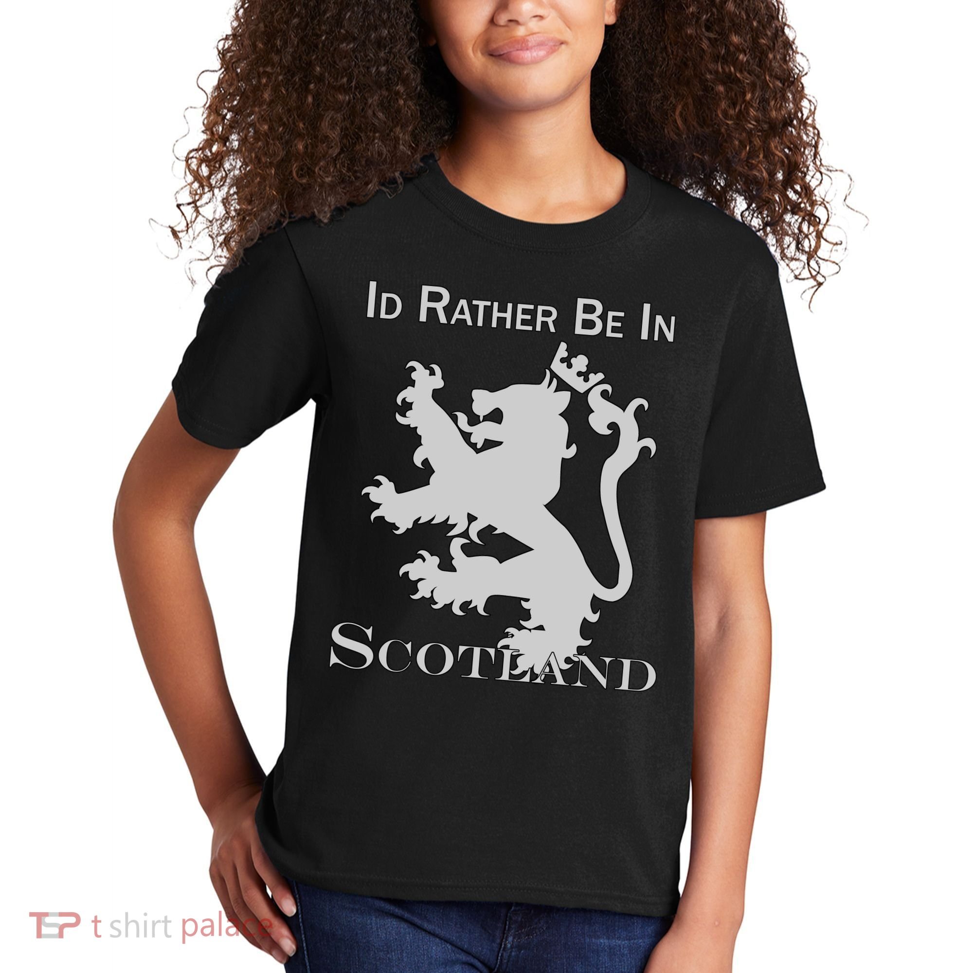 Id Rather Be In Scotland Kids T-Shirt