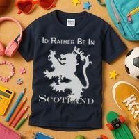 Id Rather Be In Scotland Kids T-Shirt thumb 3