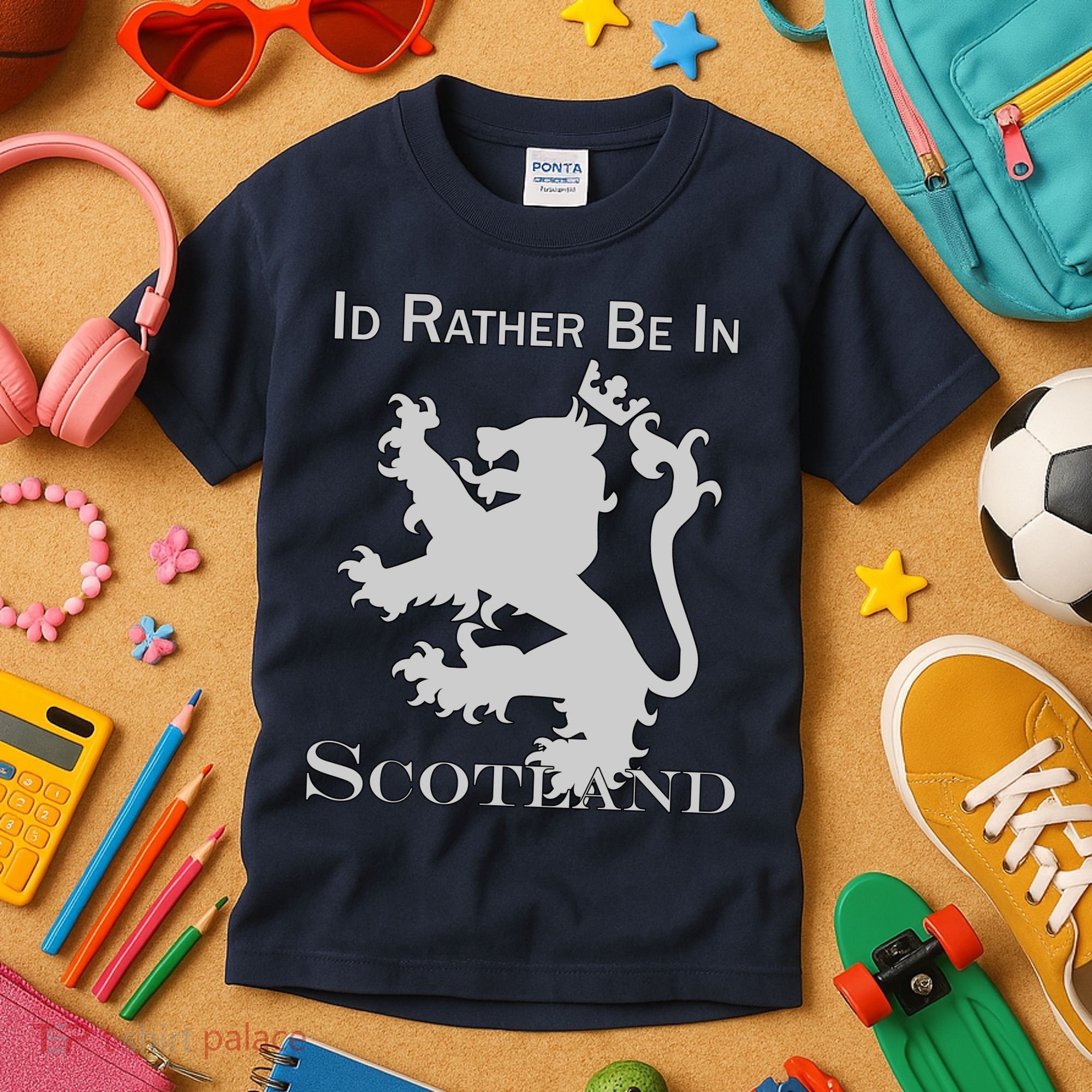 Id Rather Be In Scotland Kids T-Shirt