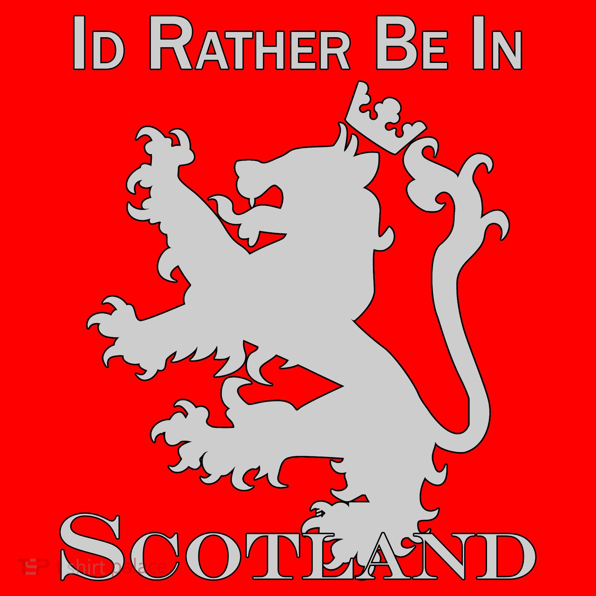Id Rather Be In Scotland Santa Hat