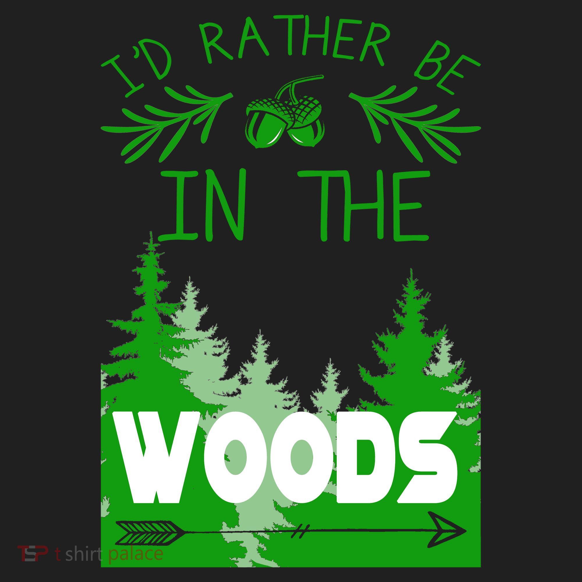 I'd Rather Be In The Woods Funny Hiking Women's Sweatshirt