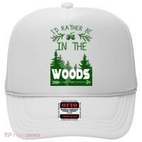 I'd Rather Be In The Woods Funny Hiking Hat thumb 0