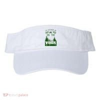 I'd Rather Be In The Woods Funny Hiking Visor thumb 0