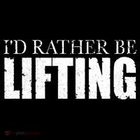 I'd Rather Be Lifting Funny Workout Gym Mousepad thumb 1