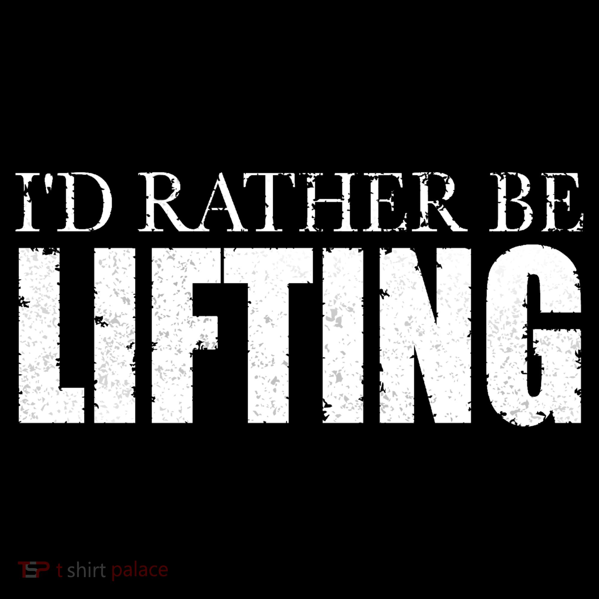 I'd Rather Be Lifting Funny Workout Gym Women's Long Sleeve Shirt