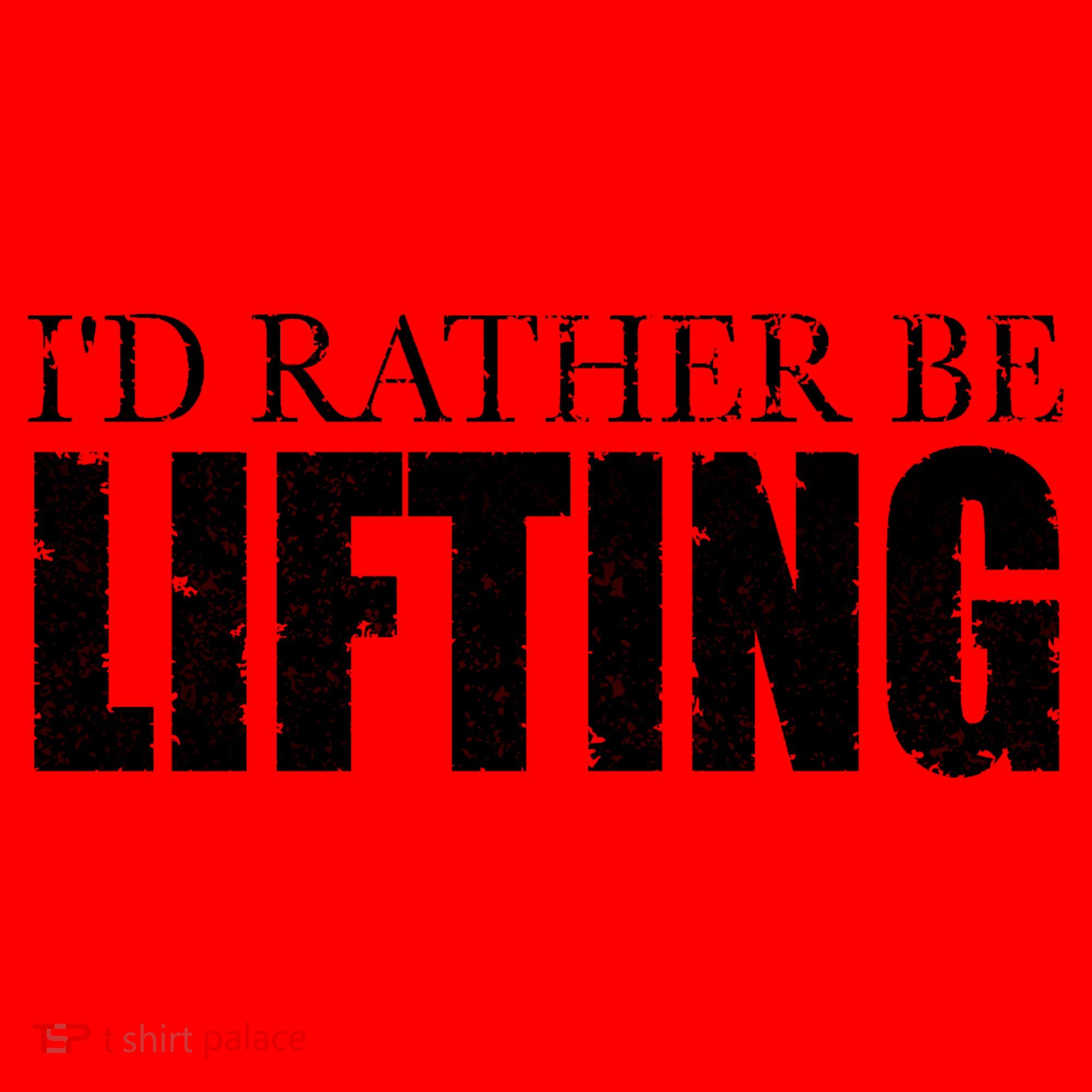 I'd Rather Be Lifting Funny Workout Gym Santa Hat