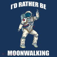 I'd Rather Be Moonwalking  Beanie thumb 2