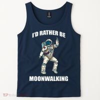 I'd Rather Be Moonwalking  Tank Top thumb 2