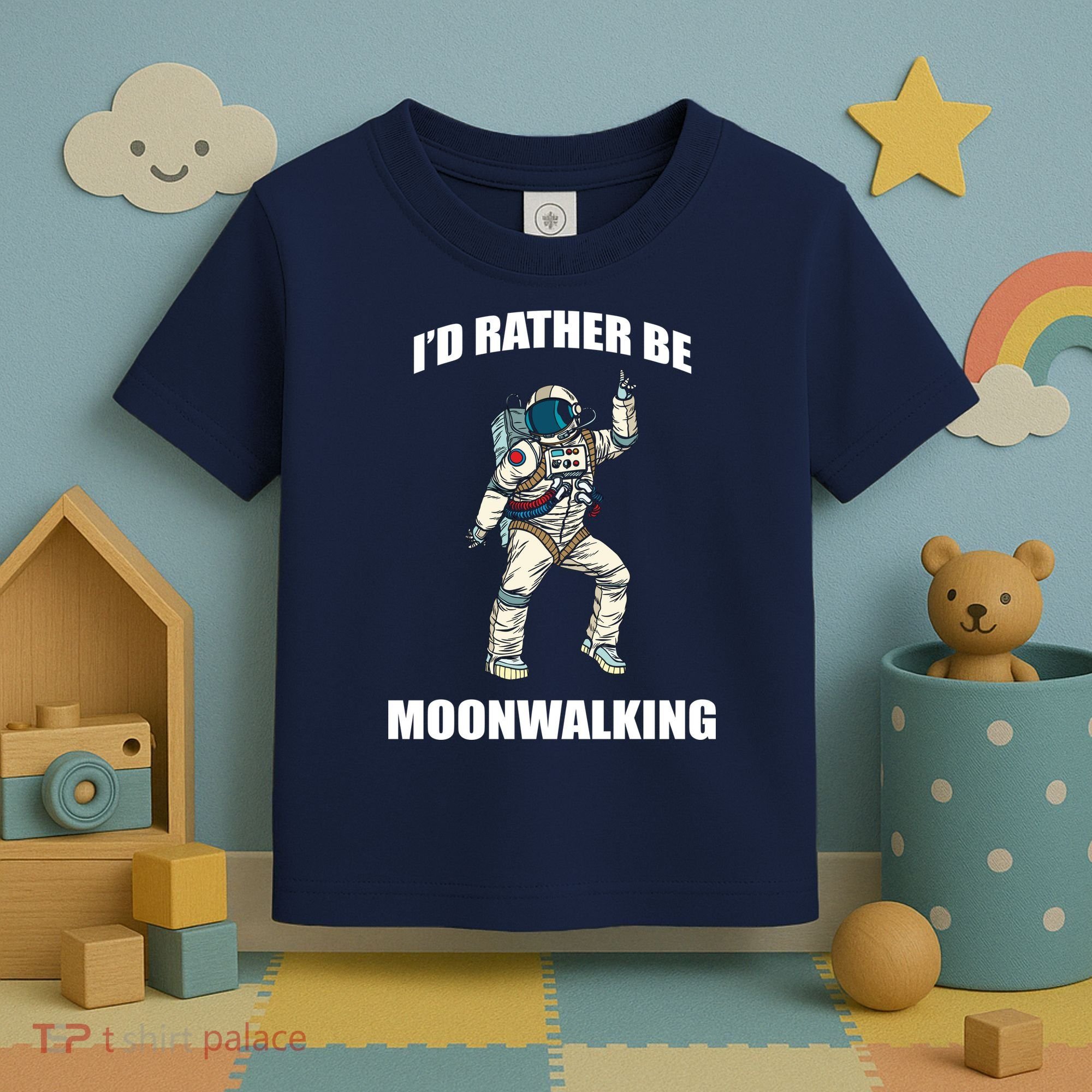 I'd Rather Be Moonwalking  Toddler T-Shirt