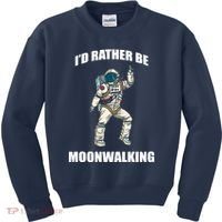 I'd Rather Be Moonwalking  Kids Sweatshirt thumb 0