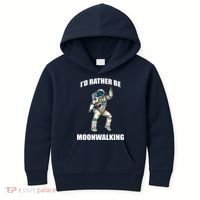 I'd Rather Be Moonwalking  Kids Hoodie thumb 0