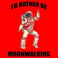 I'd Rather Be Moonwalking  Santa Hat thumb 1