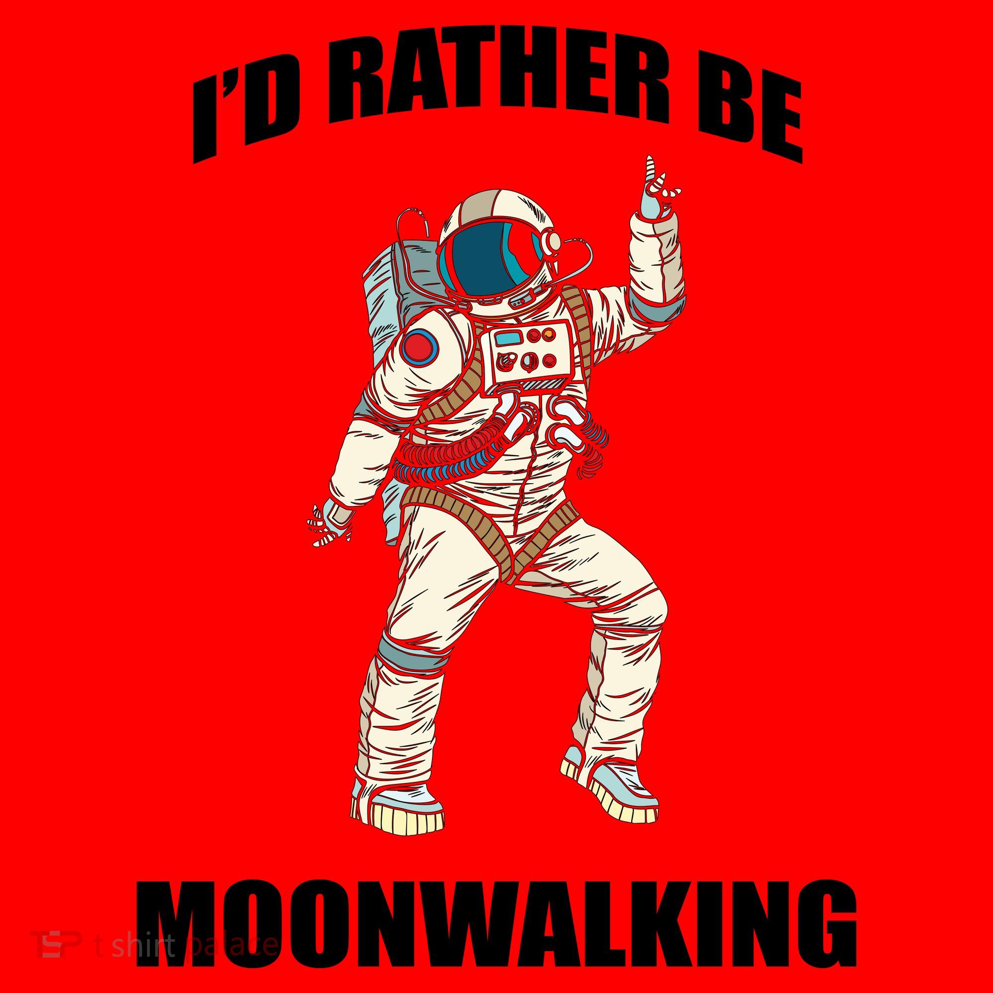I'd Rather Be Moonwalking  Santa Hat