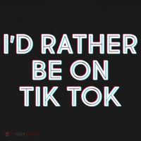 I'd Rather Be On Tik Tok Hoodie thumb 2