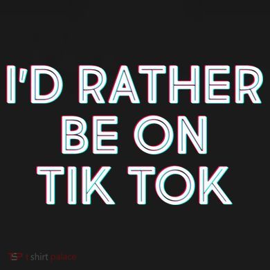 I'd Rather Be On Tik Tok Apron