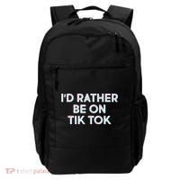 I'd Rather Be On Tik Tok Backpack thumb 0